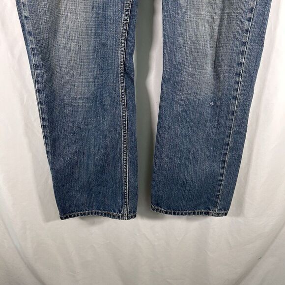 Levis 559 Jeans Men's 36x32 Medium Wash Blue Denim Button Zip 100% Cotton - Picture 3 of 9